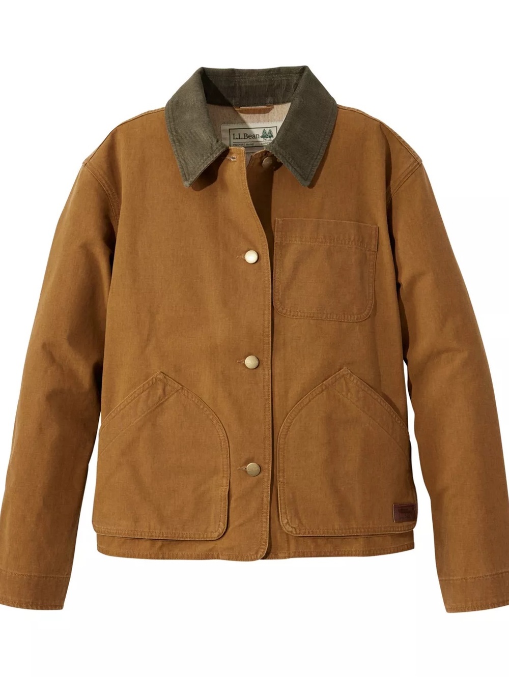 L.L. Bean lightweight Field Jacket in Mustard Yellow
